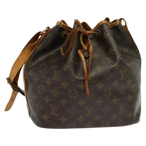 LOUIS VUITTON Monogram Petit Noe Shoulder Bag M42226 LV Auth 136994 - Picture 1 of 16